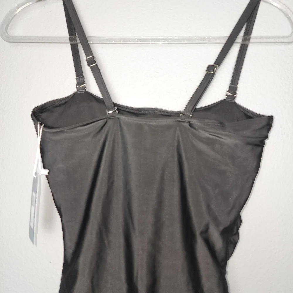 Smismivo black one piece swimsuit. Medium - Picture 7 of 12